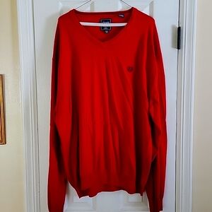 Chaps red Vneck sweater